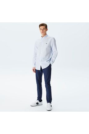 شلوار سرمه ای مردانه پارچه Lacoste - کد 823606667