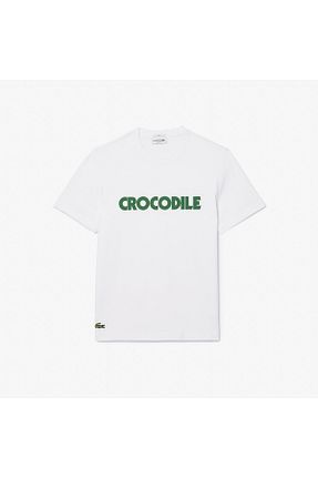 تیشرت سفید زنانه رگولار Lacoste - کد 827633896