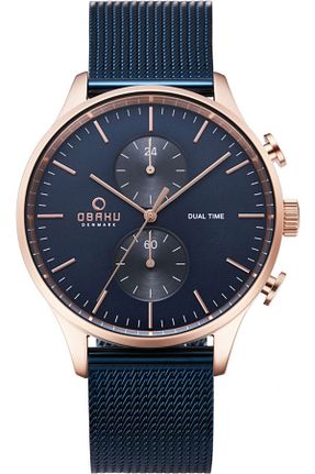 ساعت مچی سرمه ای مردانه 3 ATM Obaku - کد 4944903