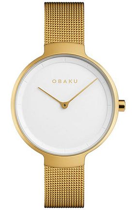 ساعت مچی متالیک زنانه استل (فولاد) Obaku - کد 7110040