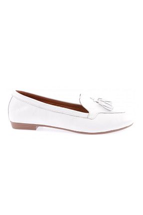 بابت سفید زنانه چرم خالص Dgn - کد 356729893