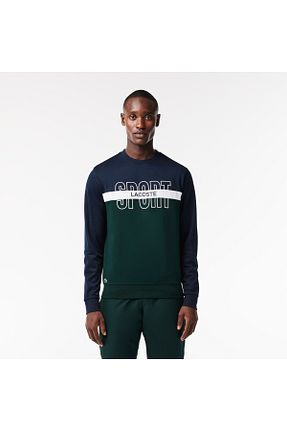 سوئیشرت سرمه ای مردانه ساده Lacoste - کد 794225399