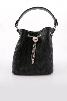 کیف دوشی مشکی زنانه چرم مصنوعی Dgn - کد 676019574