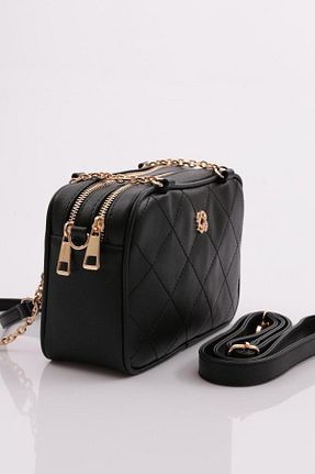 کیف دوشی مشکی زنانه چرم مصنوعی Dgn - کد 741889675