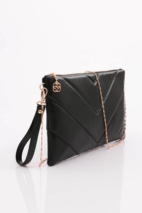 کیف دوشی مشکی زنانه چرم مصنوعی Dgn - کد 753437921