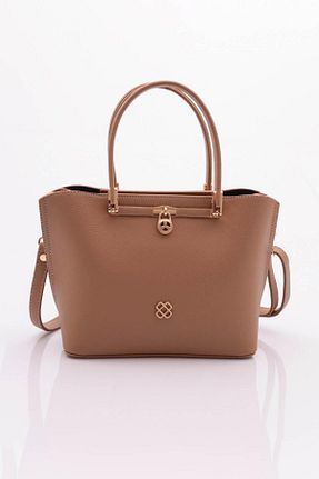 کیف دوشی قهوه ای زنانه چرم مصنوعی Dgn - کد 757019921