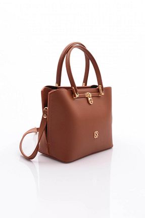 کیف دوشی قهوه ای زنانه چرم مصنوعی Dgn - کد 757020037