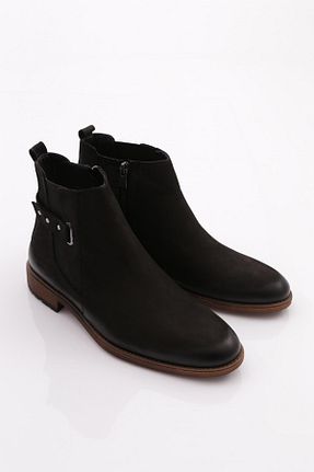 بوت / نیم بوت مشکی مردانه نبوک Dgn - کد 781226988