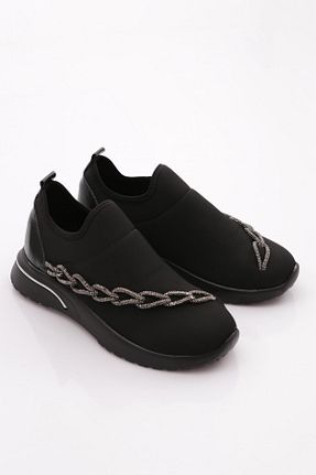 کفش اسنیکر مشکی زنانه بند دار Dgn - کد 851719970