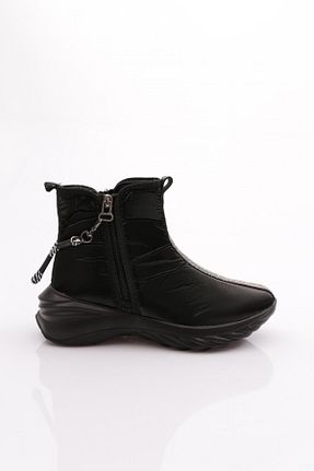 بوت / نیم بوت مشکی زنانه چرم مصنوعی Dgn - کد 782485844