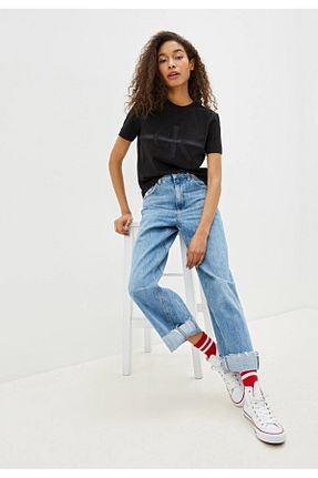 تیشرت مشکی زنانه Fitted Calvin Klein - کد 845709090