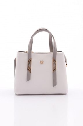 کیف دوشی سفید زنانه چرم مصنوعی Dgn - کد 845046548