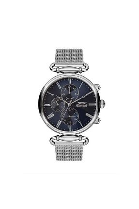 ساعت مچی طوسی مردانه استل (فولاد) Slazenger - کد 6723689