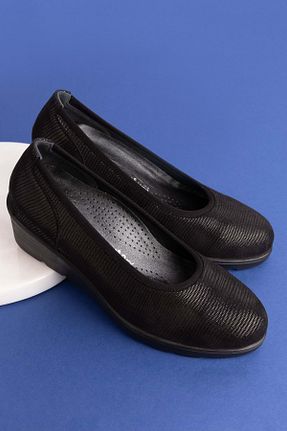 کفش پاشنه بلند پر مشکی زنانه پاشنه متوسط (5-9 سانتی متر) Gondol - کد 863861872
