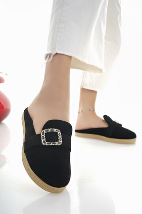 دمپائی خانگی مشکی زنانه پارچه ای Modafırsat - کد 863893994