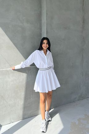 لباس سفید زنانه بافتنی Seda Yalçın Atelier - کد 863893323