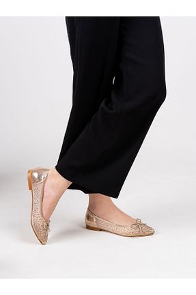بابت طلائی زنانه چرم مصنوعی İNNA - کد 92135457