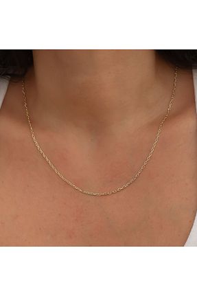 گردنبند طلا طلائی زنانه 14 عیار moda kuyumcu - کد 864093685
