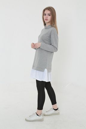 لباس طوسی زنانه بافتنی Genel Markalar - کد 863897089