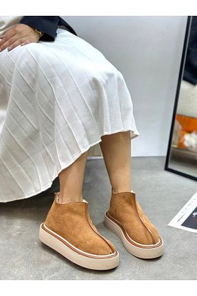 بوت / نیم بوت قهوه ای زنانه جیر DABAB AYAKKABI - کد 860737616