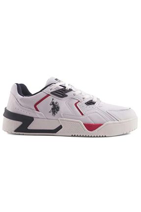 کفش اسنیکر سفید مردانه بند دار U.S. Polo Assn. - کد 862950855