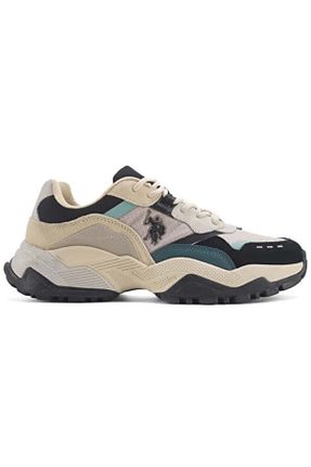 کفش اسنیکر بژ مردانه بند دار U.S. Polo Assn. - کد 863749774