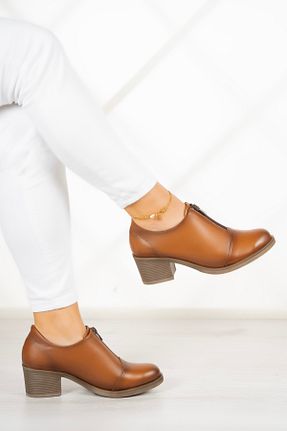 کفش کژوال قهوه ای زنانه چرم خالص Erkan Saçmacı - کد 861240635