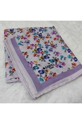 روسری بنفش پنبه ای JAWEL - کد 864088809