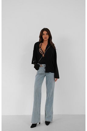 شلوار جین آبی زنانه جاگر Black Fashion - کد 864341475