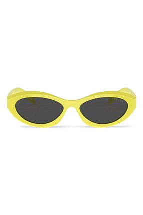 عینک آفتابی زرد زنانه UV400 Prada - کد 800540604
