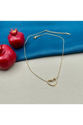 گردنبند استیل ( فولاد ) طلائی زنانه استیل ضد زنگ Opia Takı & Aksesuar - کد 864139071