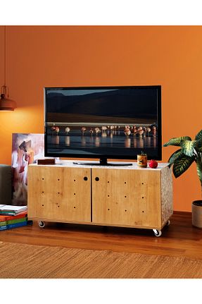 میز و پایه تلویزیون قهوه ای Suntalam Byda Mobilya - کد 841445323