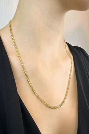 گردنبند طلا زرد زنانه 14 عیار KRAFTIVA JEWELRY - کد 863816821