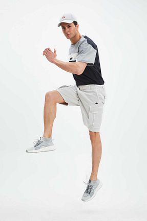 شلوارک و برمودا طوسی مردانه بافتنی Ellesse - کد 864188507