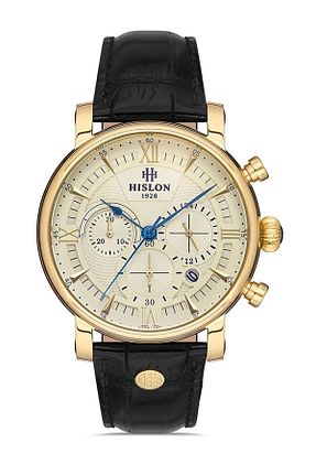 ساعت مچی مشکی مردانه 43 میلی متر Hislon - کد 252065023