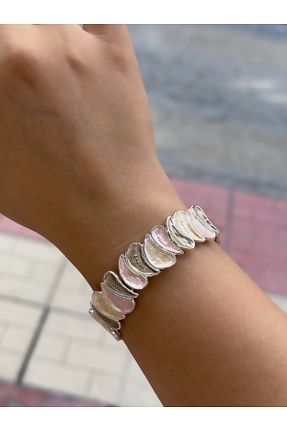 دستبند استیل (فولاد) صورتی استیل ضد زنگ Hicrans Takı - کد 864199683