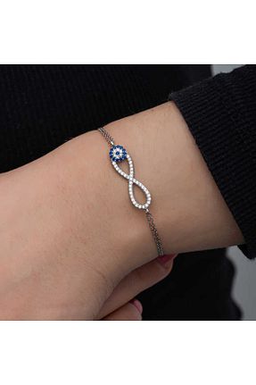 دستبند نقره رنگی زنانه 925 عیار Findit - کد 853678714