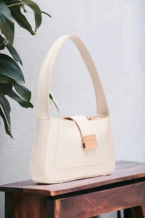 کیف دوشی بژ زنانه چرم مصنوعی Glemix - کد 797836085