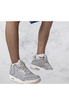 کفش بسکتبال طوسی مردانه چرم اصل Nike - کد 864235505