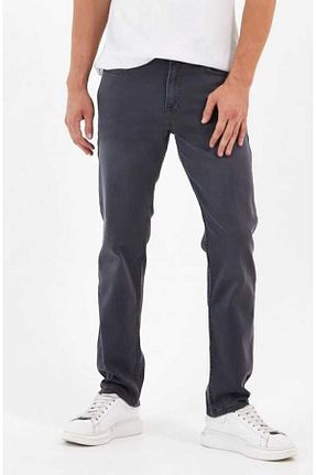 شلوار جین طوسی مردانه پاچه گشاد Denim - کد 864509632