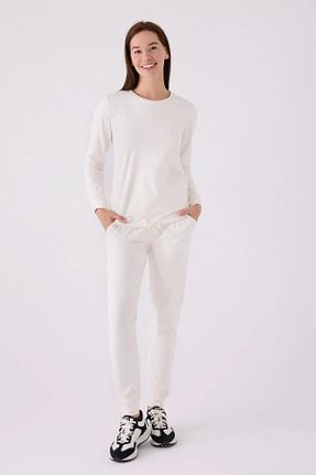 ست گرمکن نباتی زنانه پنبه ای Pierre Cardin - کد 864262760