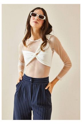 بلوز رنگی زنانه ساده SUSEEMODA - کد 836520574