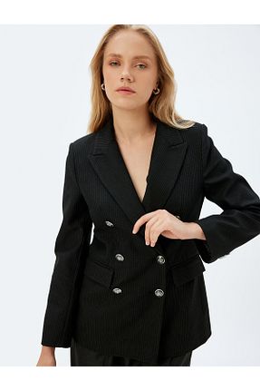 کت مشکی زنانه رگولار Koton - کد 860595592