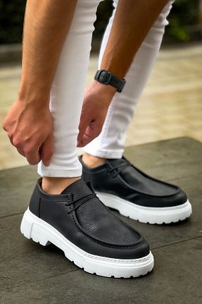 کفش اسنیکر مشکی مردانه بند دار Chekich - کد 866737119