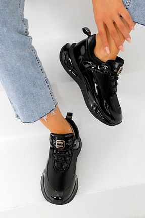 کفش اسنیکر مشکی زنانه چرم اصل Beyond - کد 863152838