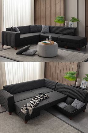 ست گوشه ای طوسی Keten Eymense - کد 664173478