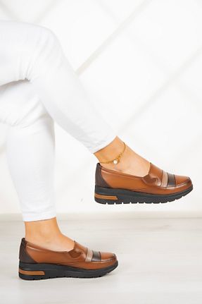 کفش کژوال قهوه ای زنانه چرم خالص Erkan Saçmacı - کد 851190807