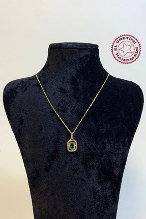 گردنبند نقره طلائی زنانه 925 عیار Uretti - کد 864367777