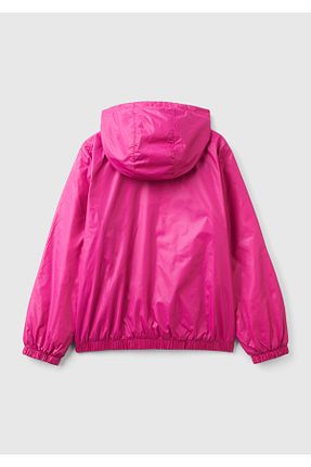 بادگیر و بارانی صورتی بچه گانه پارچه United Colors of Benetton - کد 864675059