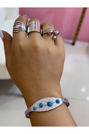 دستبند استیل (فولاد) زنانه استیل ضد زنگ Hicrans Takı - کد 864404888